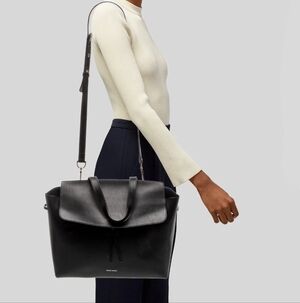 Mansur Gavriel Elegant Black Leather Women's Bag